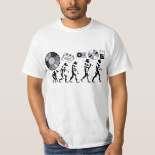Musikalisk evolution t-shirt