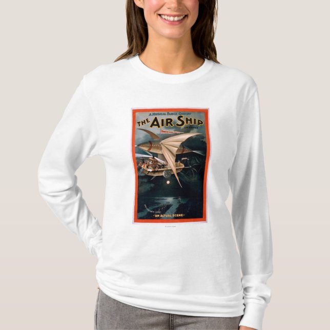 Musikalisk farkomedi, luftfrakttheatren t-shirt (Framsida)