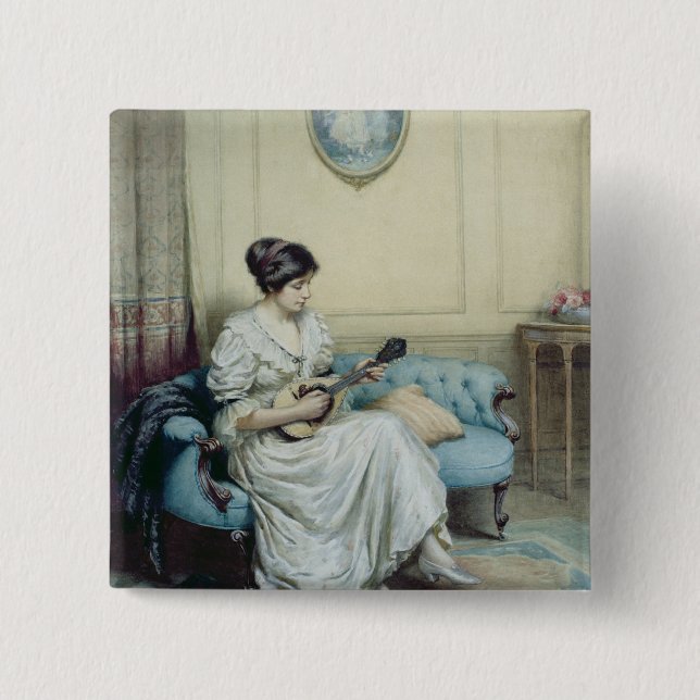 Musikalisk interlude, 1917 knapp (Framsida)