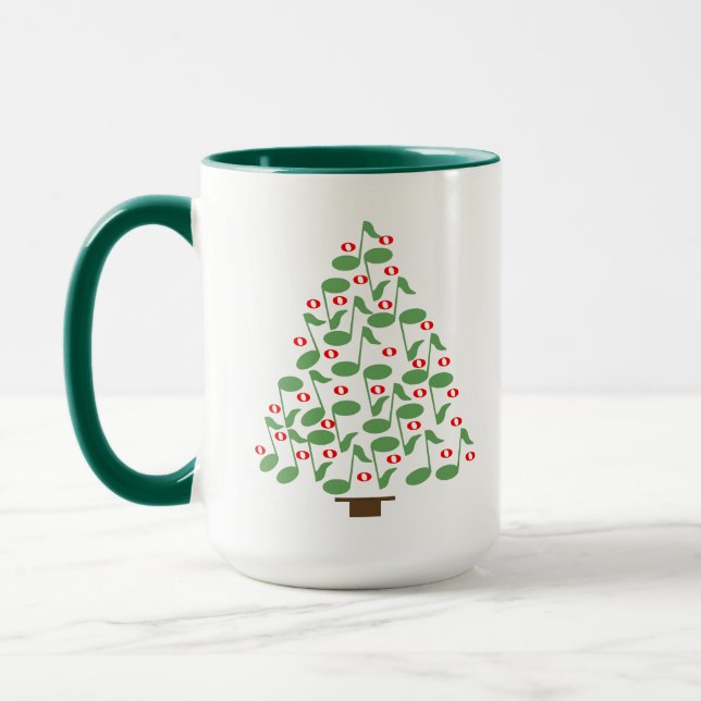Musikalisk julgran mugg (Vänster)