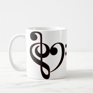 Musikalisk klavmugg kaffemugg