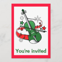 Musikalisk konsert med fiolen