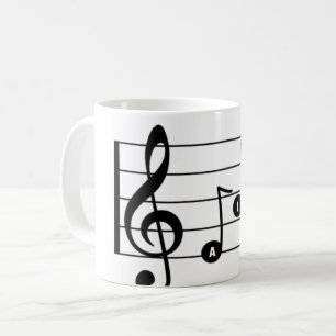 Musikalisk mugg för alt- sångare