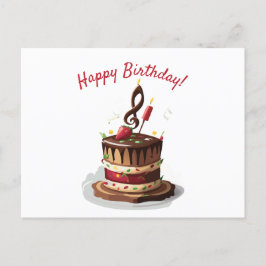 Musikalisk Not Vykort