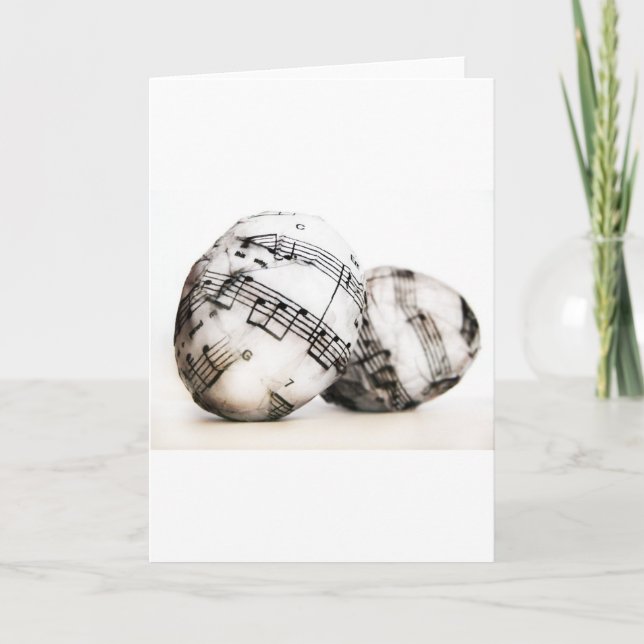 Musikalisk påskägg helgkort (Framsida)