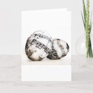 Musikalisk påskägg helgkort