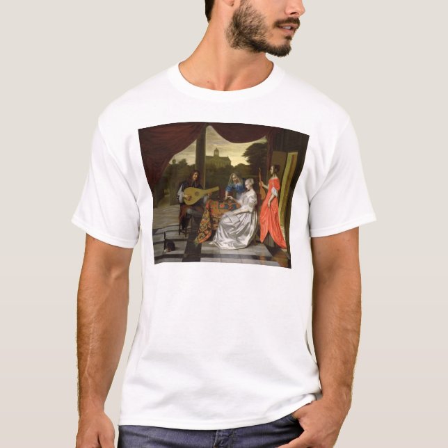 Musikalisk plats i Amsterdam T Shirt (Framsida)