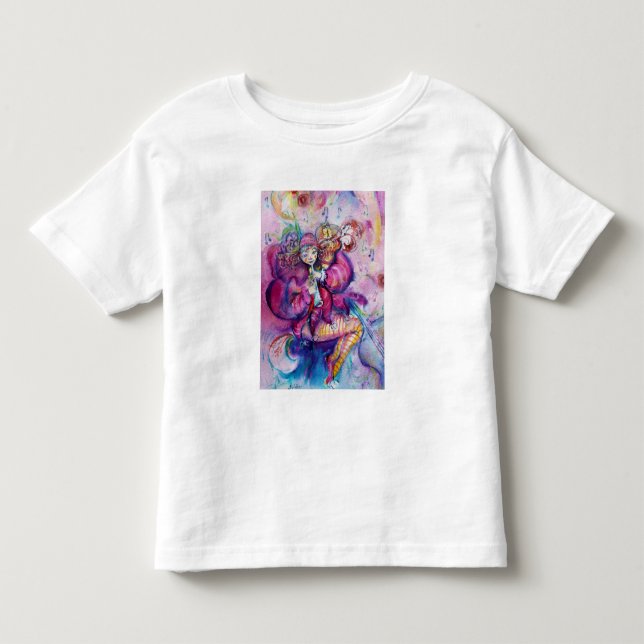 MUSIKALISK ROSA CLOWN T-SHIRT (Framsida)