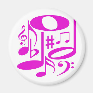 Musikalisk rosa magnet
