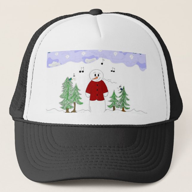 Musikalisk Snöman Keps (Framsida)