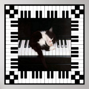 Musikalisk sömnaffisch poster