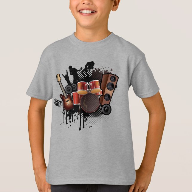 Musikalisk  t shirt (Framsida)