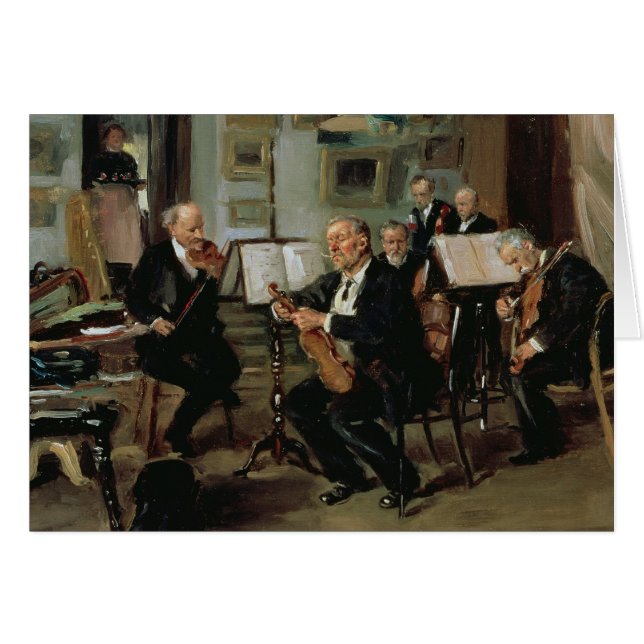 Musikaliska Afton 1906 Hälsningskort (Framsidan Horizontal)
