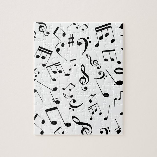 Musikaliska Noter 3 Pussel (Vertikal)