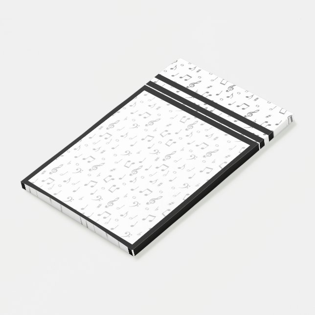 Musikaliska Notis Post It-lappar Post-it Block (Vinklad)
