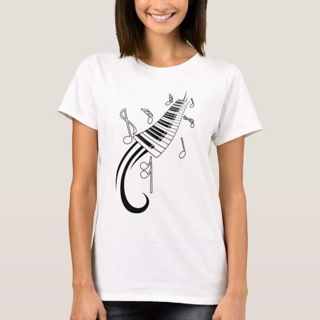 Musikaliska nycklar tee (Framsida)