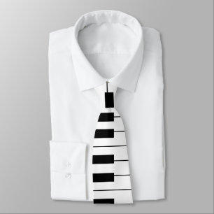 Musikaliska pianonycklar slips