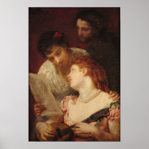 Musikaliskt party, 1874 poster
