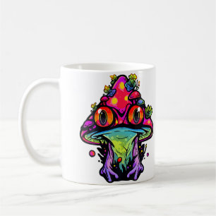 Musikälskare Edm Rave Dj Trippy Groda Kaffemugg