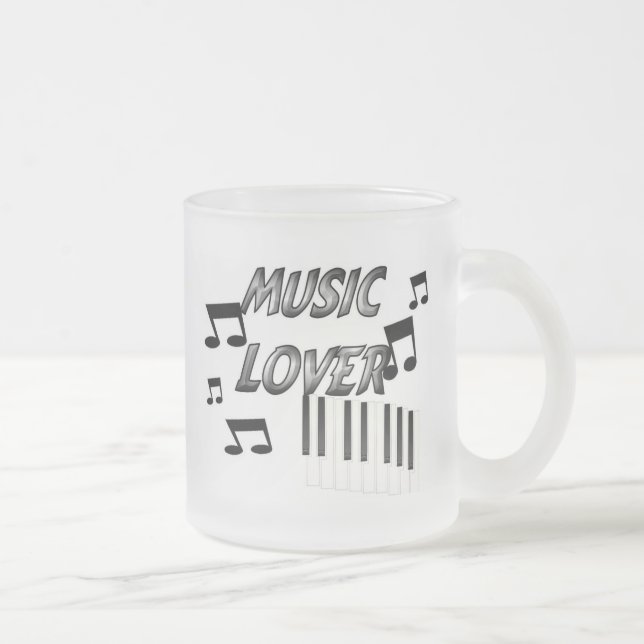 Musikälskare Frostad Glasmugg (Höger)
