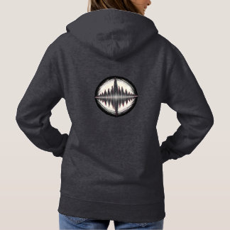 Musikälskare Hoodie – Kaffe, Gitarr & Ljudvåg Ar T Shirt