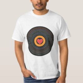 Musikälskares hjärta t shirt