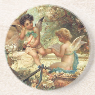 Musikänglar av Hans Zatzka, Victorian Fine Art Underlägg Sandsten