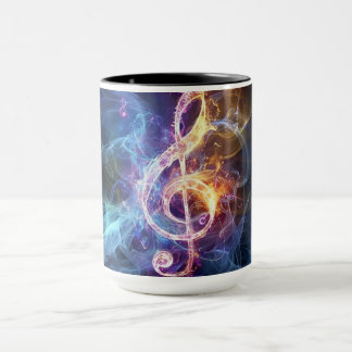 Musikanteckning: Treble Clef Mugg