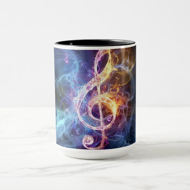 Musikanteckning: Treble Clef Mugg (Center)