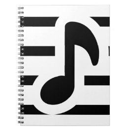 musikanteckningsbok. anteckningsbok