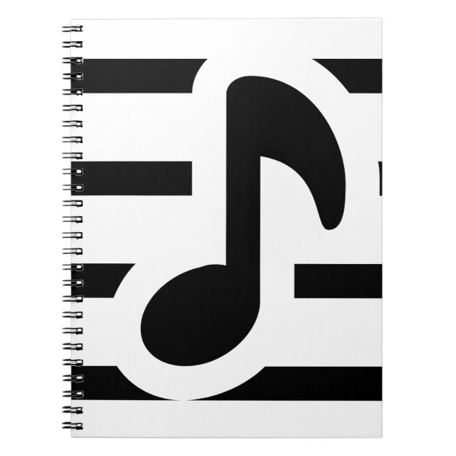 musikanteckningsbok. anteckningsbok (Framsidan)