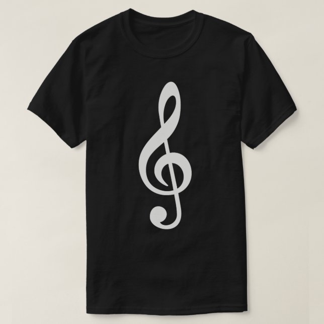 Musikanteckningskluster T Shirt (Design framsida)