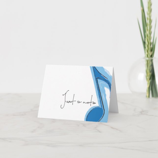 Musikanteckningskort Kort (Framsida)