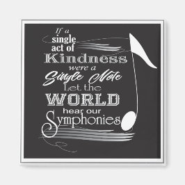 Musikanteckningsmagnet Magnet