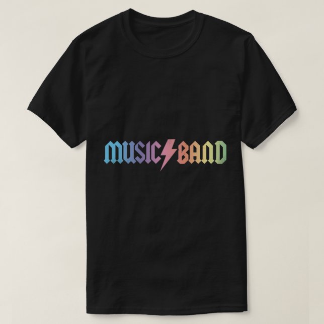 musikband Classic T-Shirt (Design framsida)