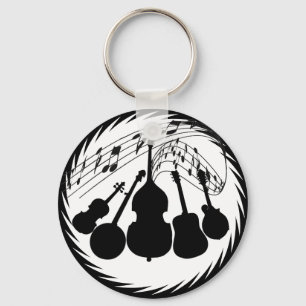 MUSIKBAND FÖR 5 BIET - KEYCHAIN NYCKELRING
