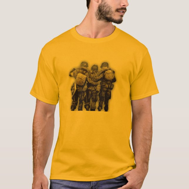 Musikband för världskrig 2 av skjortan för t-shirt (Framsida)