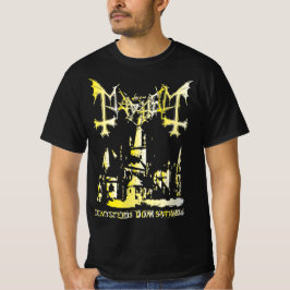 Musikband i svart metall t shirt