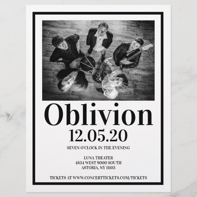 Musikband Konsert Flyer (Framsidan)