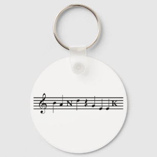 MusikbandGeek Keychain Nyckelring