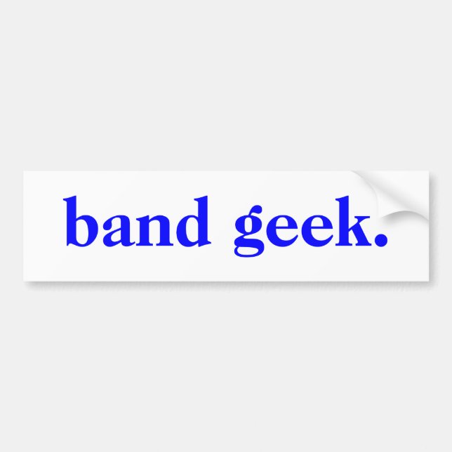 musikbandgeekbildekal bildekal (Framsidan)