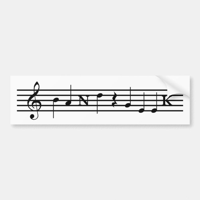 MusikbandGeekbildekal Bildekal (Framsidan)