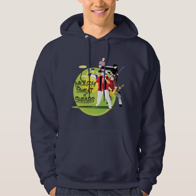 Musikbandhoodien - skräddarsy den sweatshirt (Framsida)