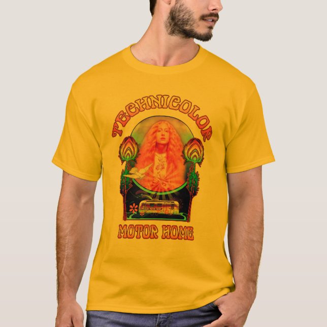 Musikbandmanar för Technicolor motoriska hem- Tee (Framsida)