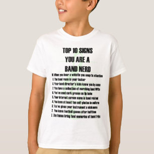 Musikbandnerden överträffar 10 t-shirt