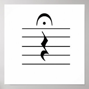 Musikbeteckningssystemet vilar förbigår poster