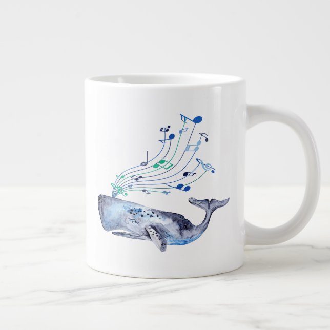 Musikblåval Jumbo Mugg (Höger)