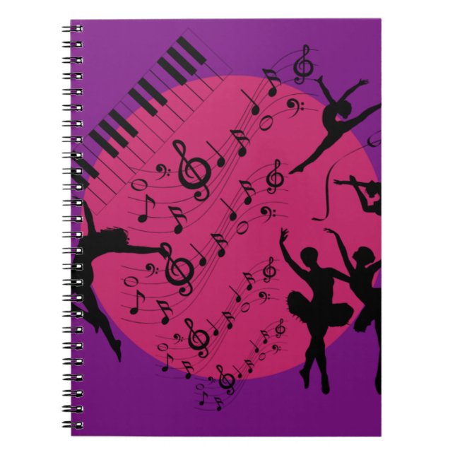 Musikbok Anteckningsbok (Framsidan)