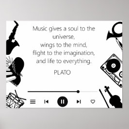 Musikcitat Poster