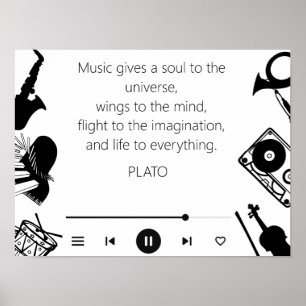 Musikcitat Poster